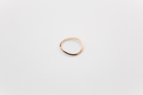 DAN TOMIMATSU Rubber Band Ring (Pink Gold) | unum