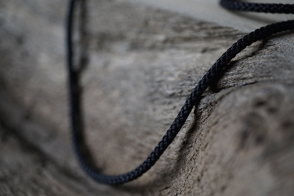 サムネイル： DAN TOMIMATSU  Silk Rope Necklace (Silver)