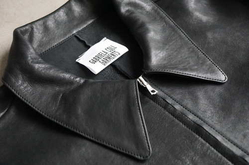 GABRIELA COLL GARMENTS Leather Pocket Jacket (Black) | unum
