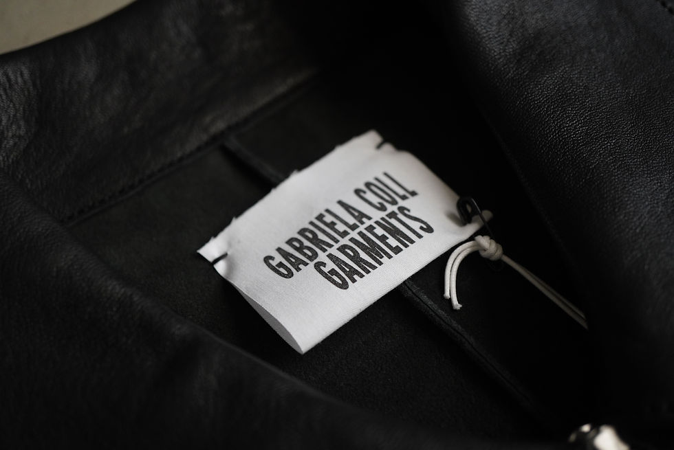 サムネイル： GABRIELA COLL GARMENTS  Leather Pocket Jacket (Black)