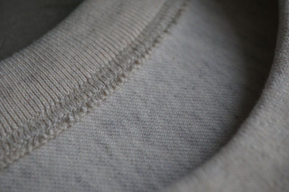 サムネイル： un/unbient Jacquard W Face Sweat (Oatmeal)