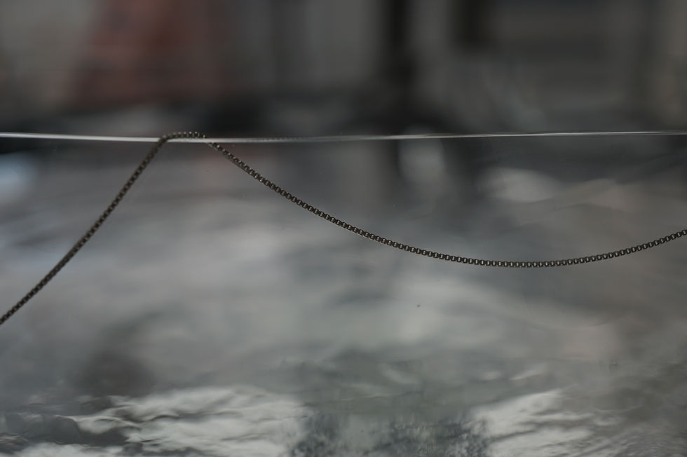 サムネイル： DAN TOMIMATSU  Rope Sew Necklace (Silver × Yellow Gold)