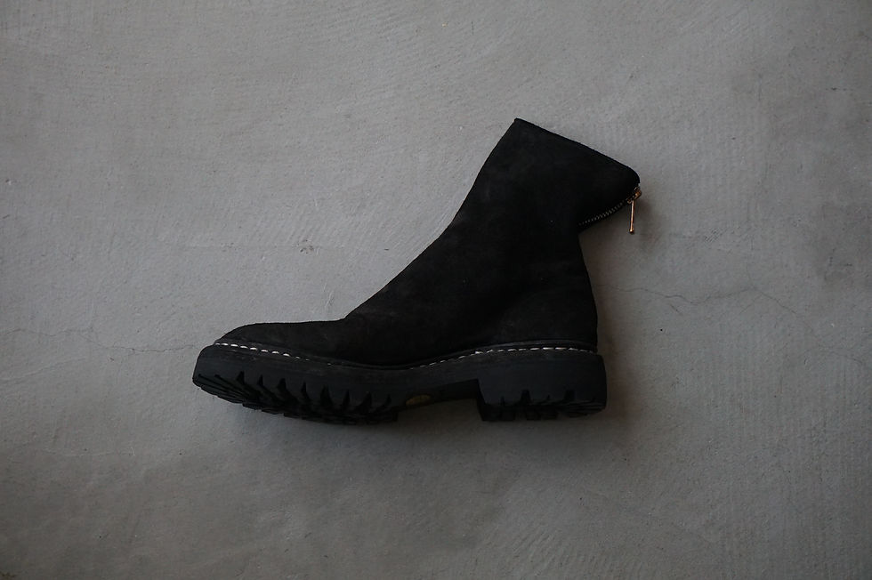 サムネイル： GUIDI  Back Zip Boots (Black)