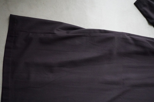 WIRROW Botany Wool Boat Neck Dress (Mauve Gray) | unum