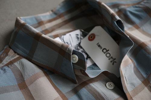 I am dork / HIDDEN BUTTON SHIRT コーラルチェック BRAND - I AM DORK – THE STORE BY MAIDENS