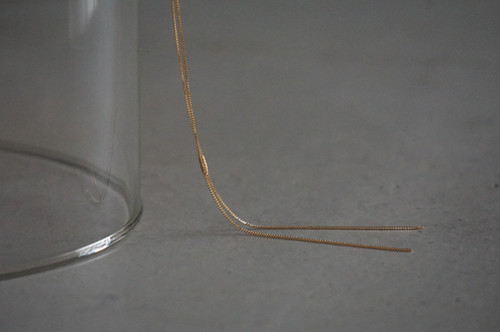 DAN TOMIMATSU Rope Sew Necklace (Yellowgold) | unum