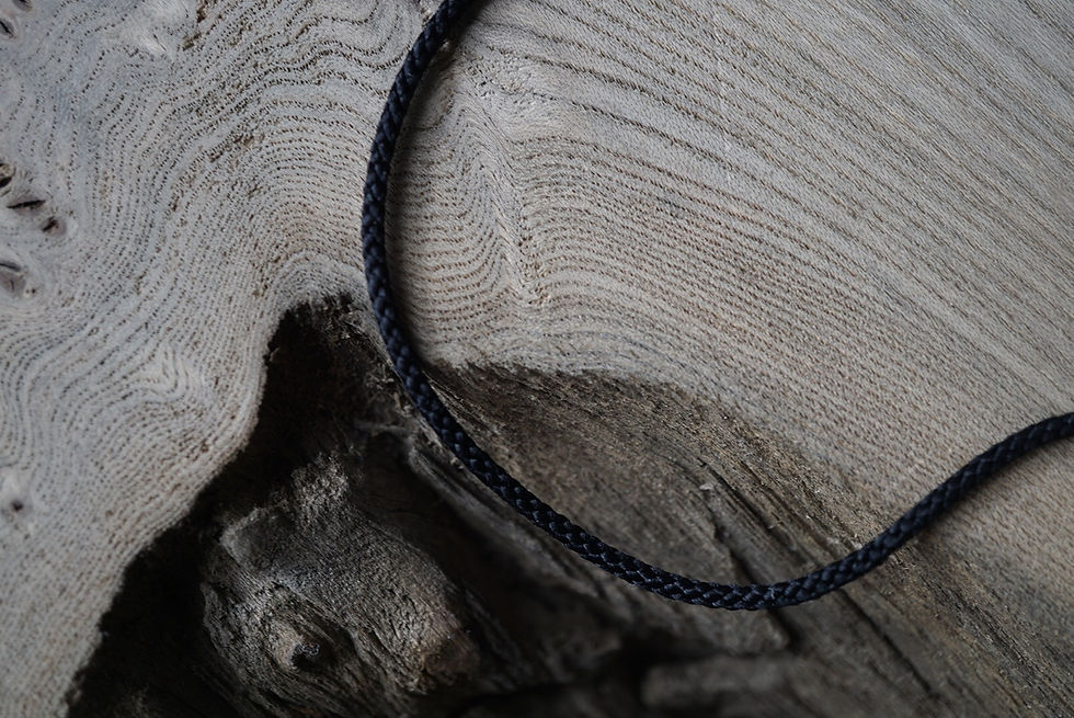 サムネイル： DAN TOMIMATSU  Silk Rope Necklace (Silver)