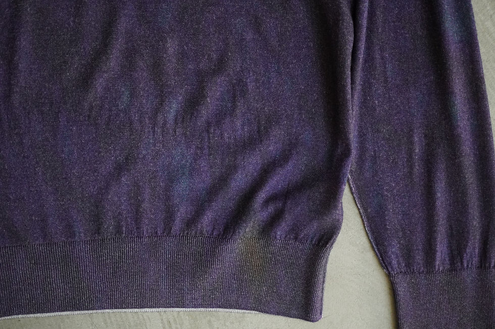 サムネイル： MAATEE&SONS  Crewneck Printed Sweater (Purple)