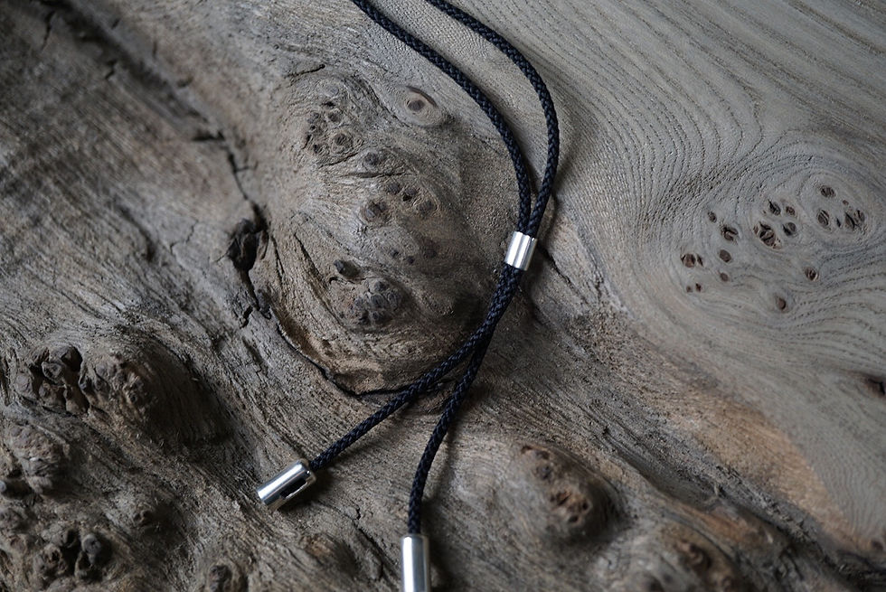 サムネイル： DAN TOMIMATSU  Silk Rope Necklace (Silver)