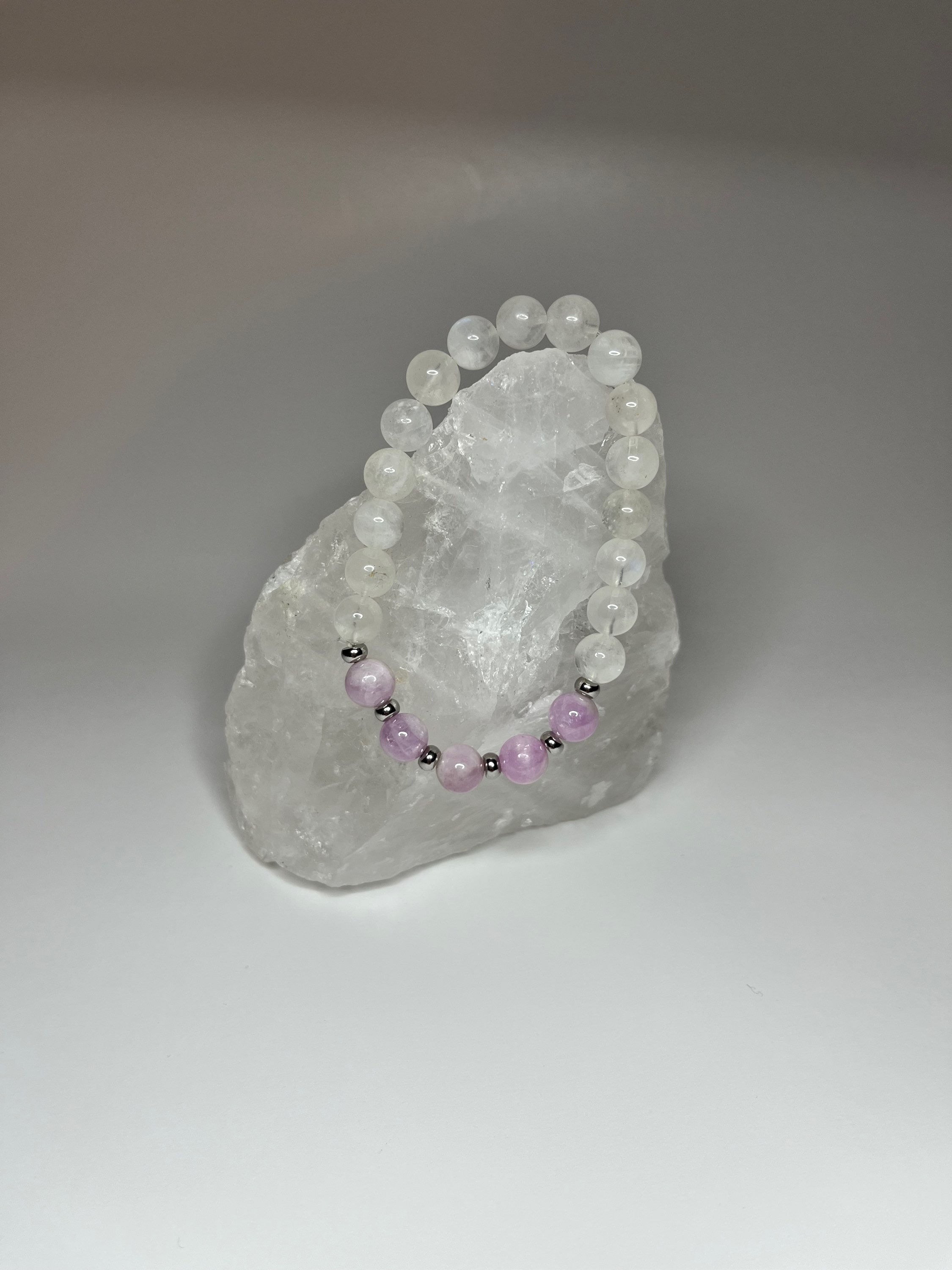 Moonstone + Kunzite Bracelet 