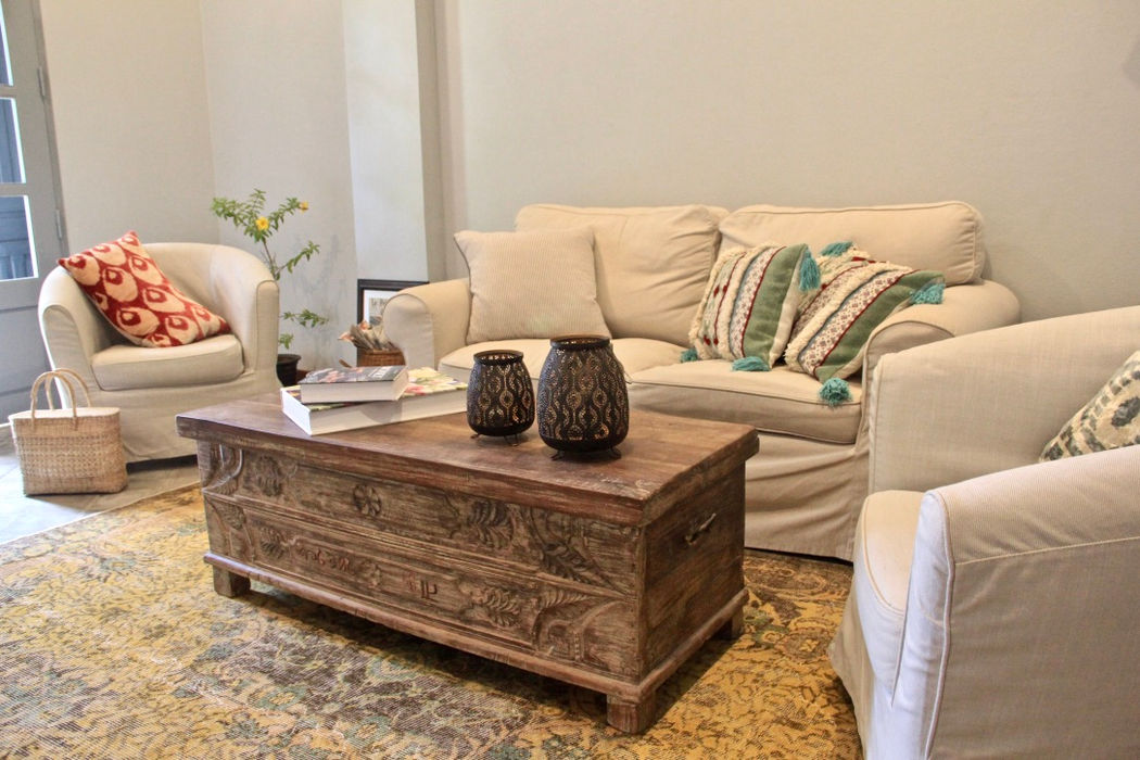 Living room of the Duplex Apartment at La Fontaine Residence