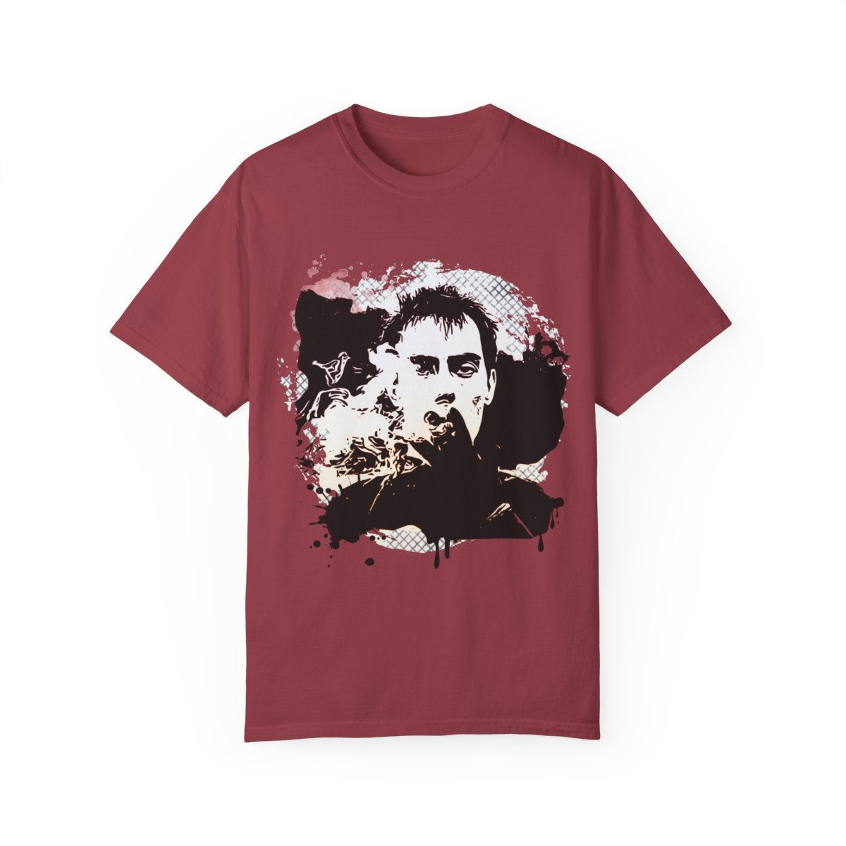 Peter Murphy Bauhaus fan art - Unisex Garment-Dyed T-shirt