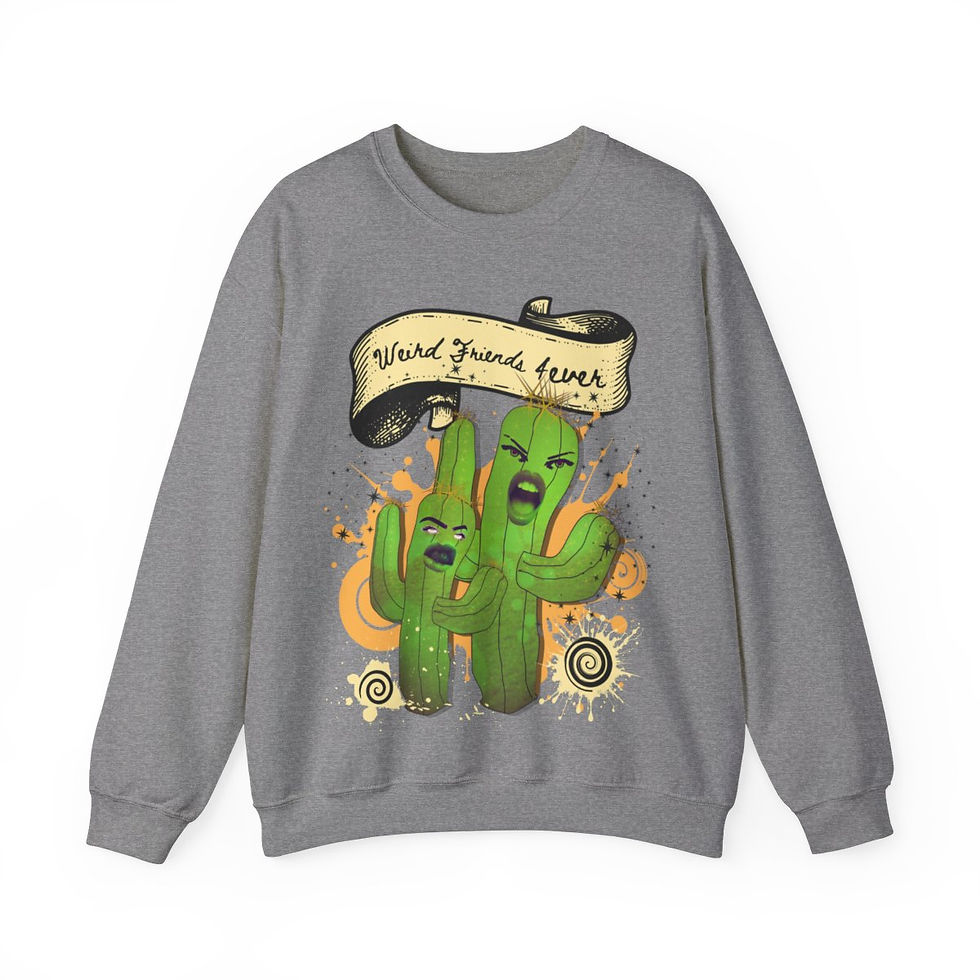 Thumbnail: Weird Friends 4Ever - Unisex Heavy Blend™ Crewneck Sweatshirt