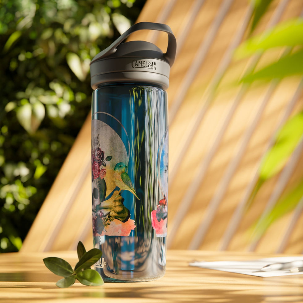 Thumbnail: Skull and Roses - CamelBak Eddy®  Water Bottle, 20oz