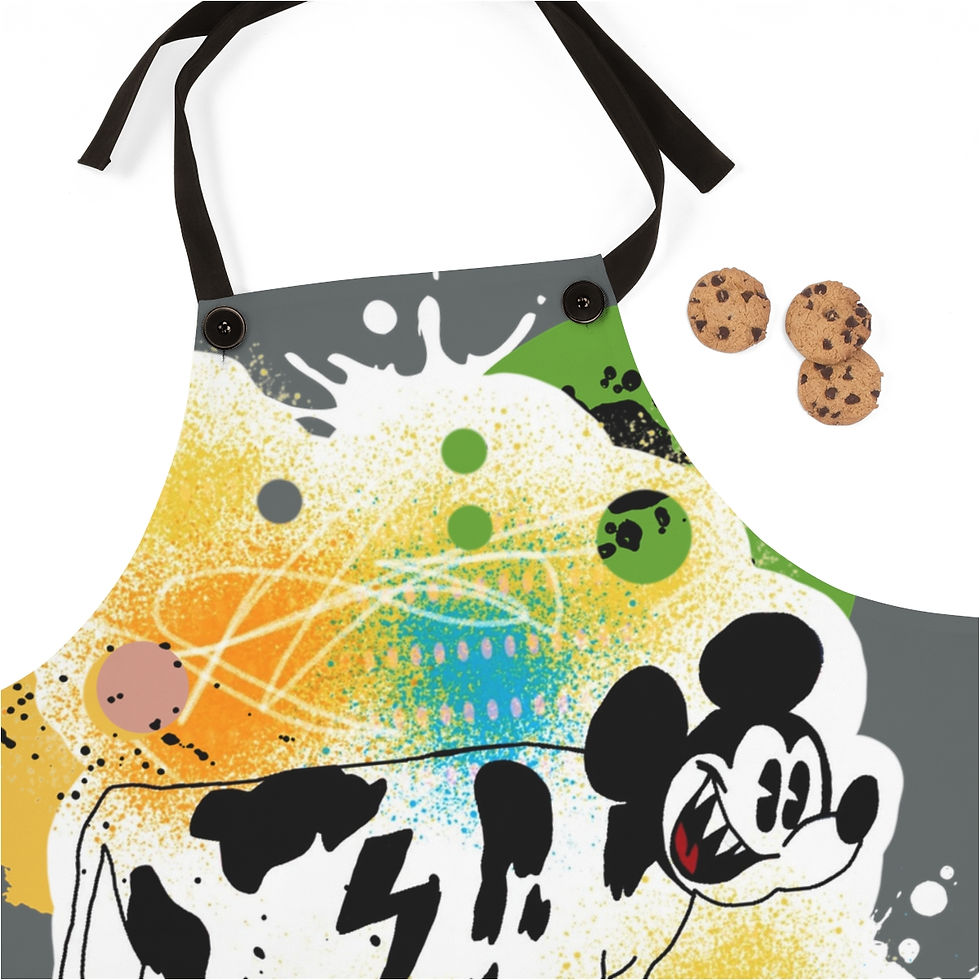 Thumbnail: Mickey Mouse Has Grown Up A Cow - Apron Unisex 