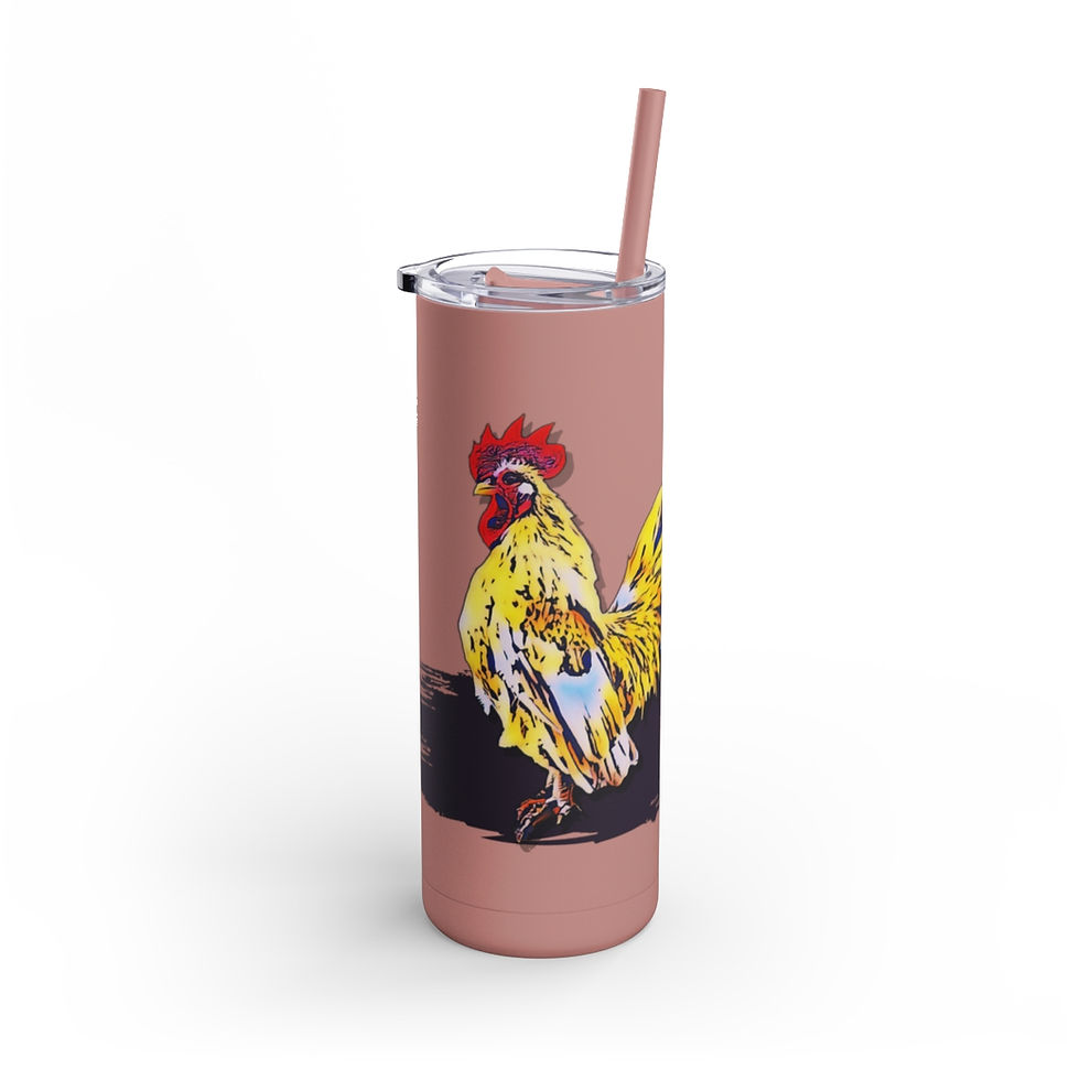 Thumbnail: Double Rooster -Maars Maker Skinny Matte Tumbler, 20oz