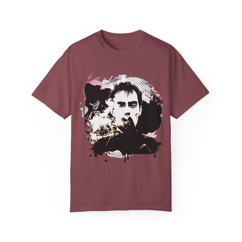 Peter Murphy Bauhaus fan art - Unisex Garment-Dyed T-shirt | ok