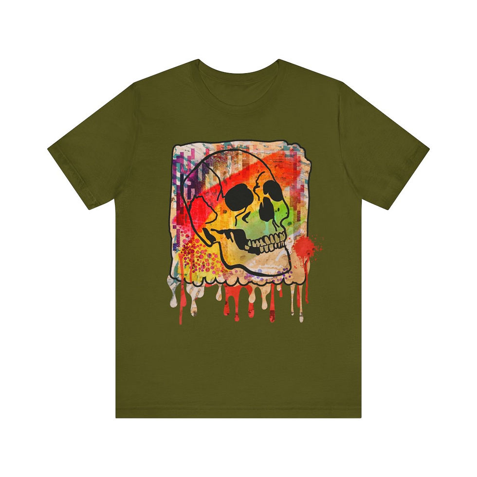 Thumbnail: Skull Drip - Unisex Jersey Short Sleeve Tee
