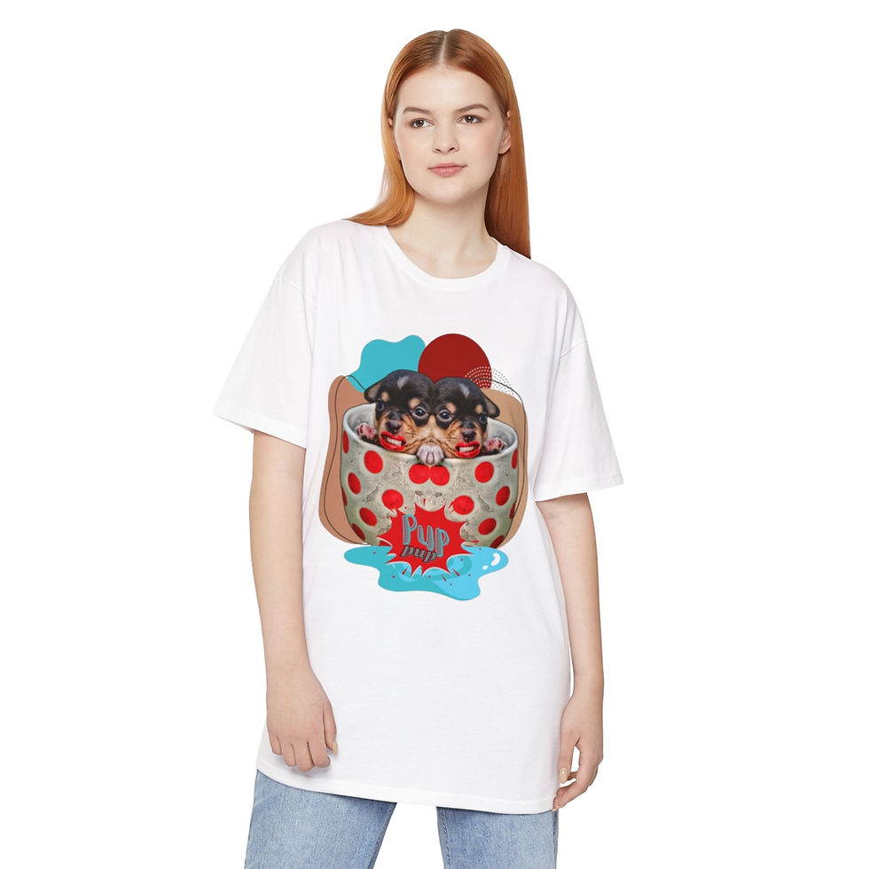 Thumbnail: Pup Pup -Unisex Long Body Urban Tee