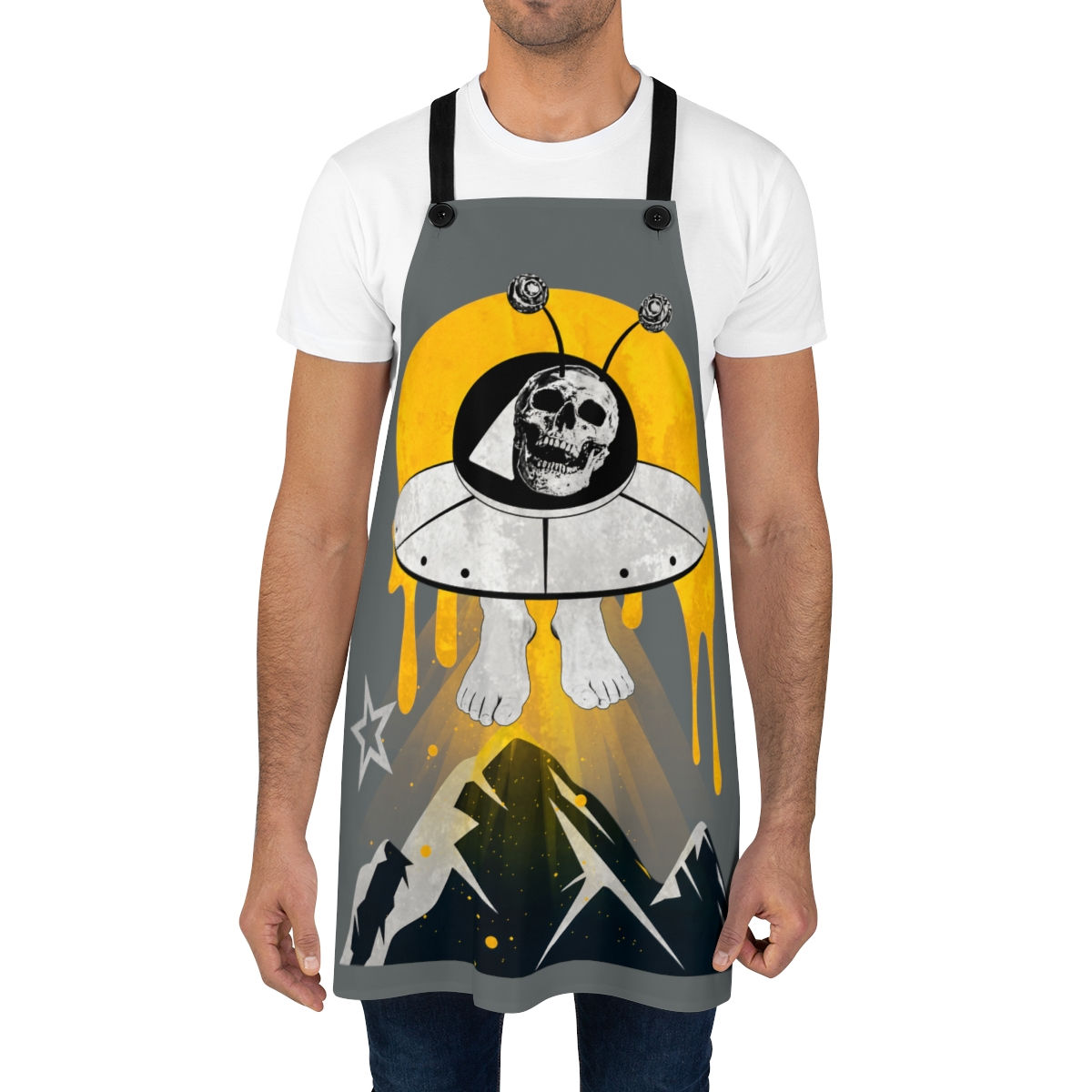 Happy Trip Skull- Apron Unisex