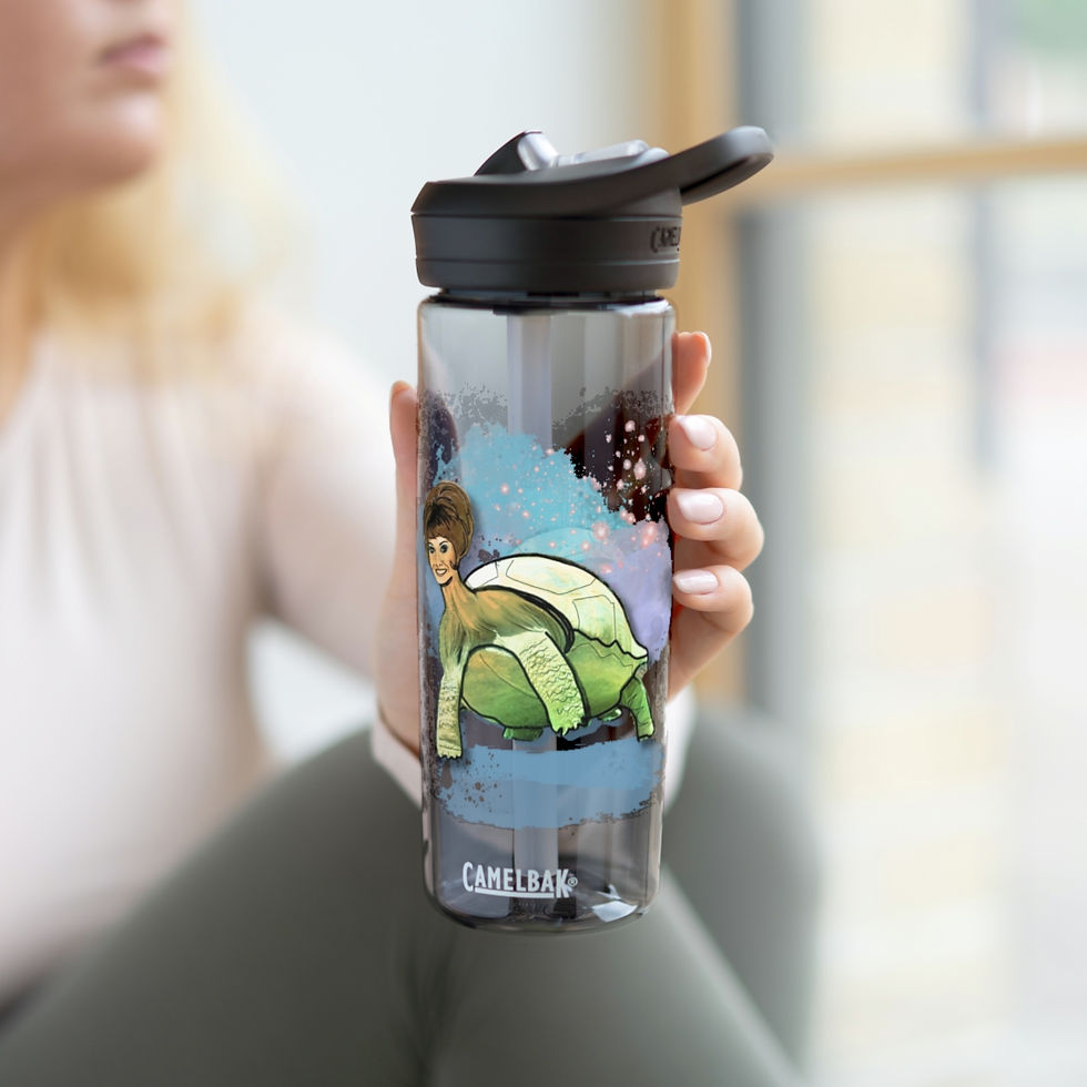 Thumbnail: Turtle Lady - CamelBak Eddy®  Water Bottle, 20oz