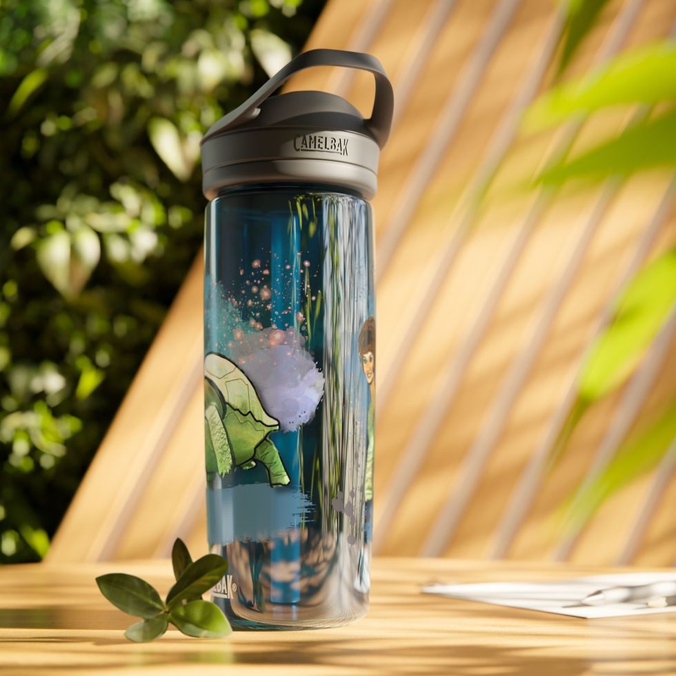 Thumbnail: Turtle Lady - CamelBak Eddy®  Water Bottle, 20oz