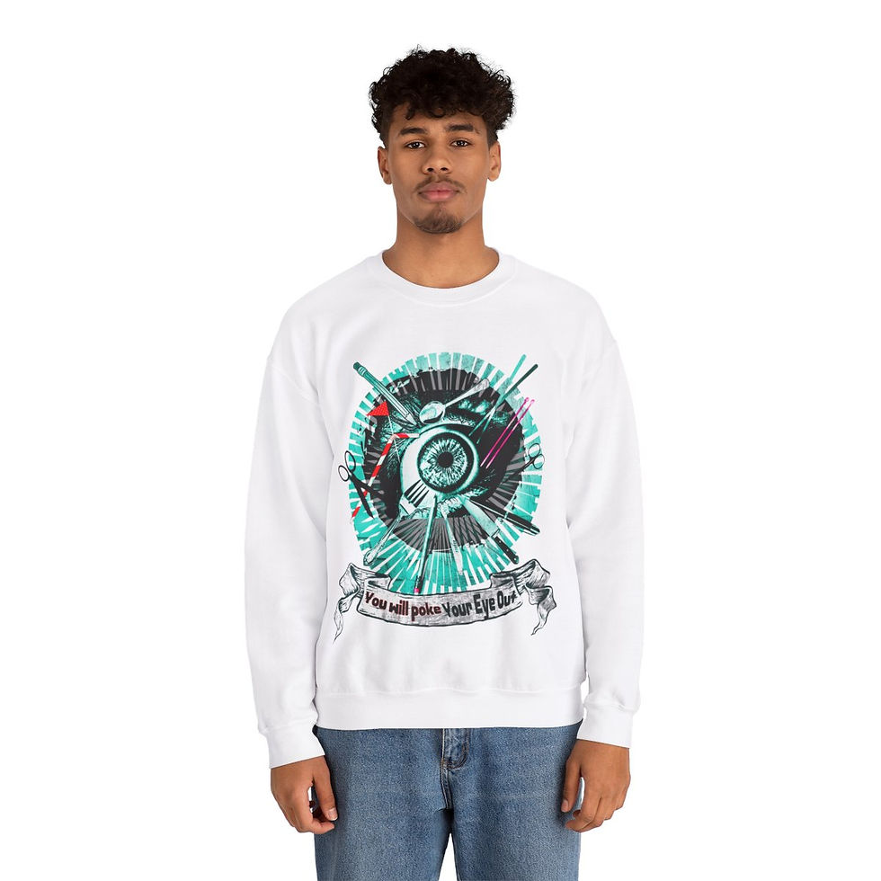 Thumbnail: You Will Poke Your Eye Out - Unisex Heavy Blend™ Crewneck Sweatshirt
