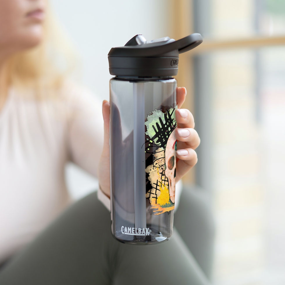 Thumbnail: Eye Skull CamelBak Eddy® Water Bottle, 20oz