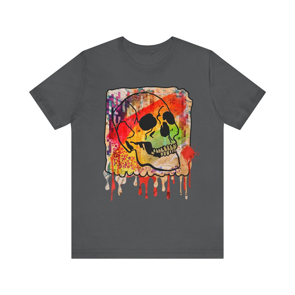 Thumbnail: Skull Drip - Unisex Jersey Short Sleeve Tee