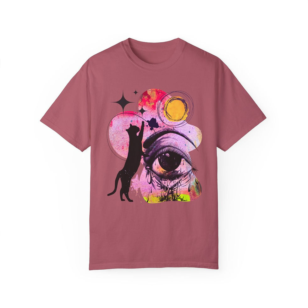 Thumbnail: Allergy Eyes - Unisex Garment-Dyed T-shirt
