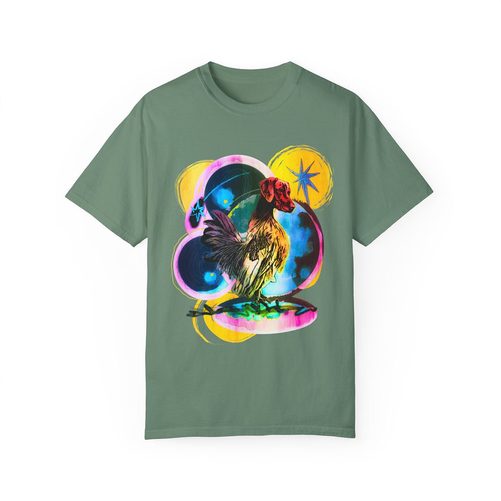 Thumbnail: Bird Dog -Unisex Garment-Dyed T-shirt