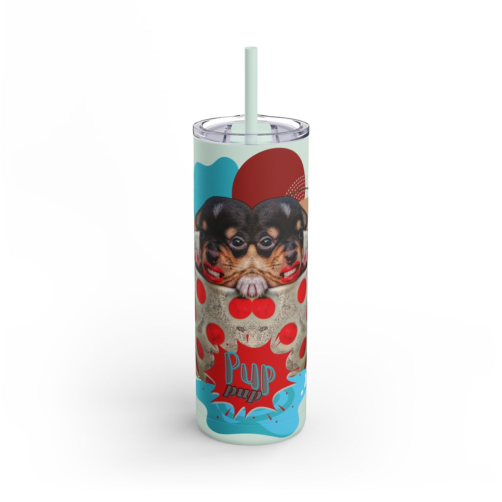 Thumbnail: Pup Pup - Maars Maker Skinny Matte Tumbler, 20oz