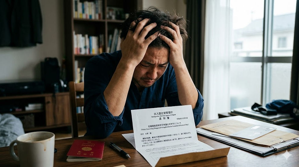 The harsh reality of relentless requests for additional documents and visa rejections from the Immigration Bureau