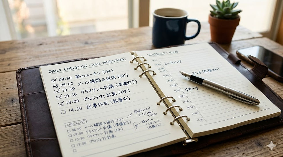 定住者告示7号の申請手続きに向けて、年齢確認や経済力の証明書類収集、申請理由書の作成などを行う必須タスク6ステップのToDoリスト