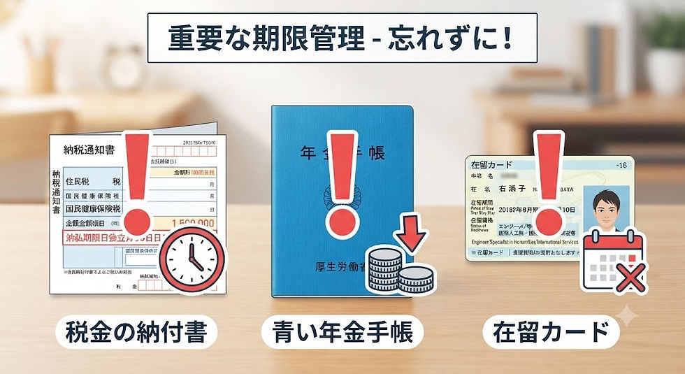 永住許可が取り消される税金未納、特定の犯罪、届出義務違反の3つのケース