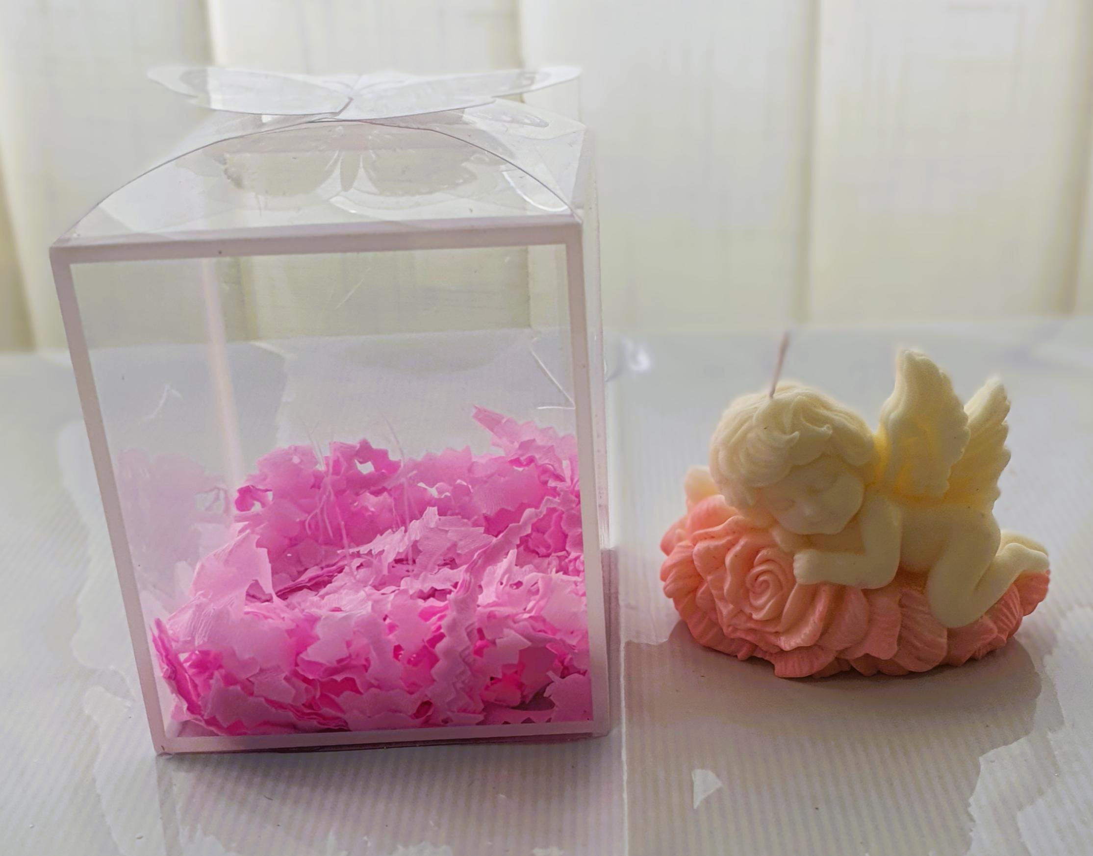 Marturie botez fetita îngeraș din ceară de soia