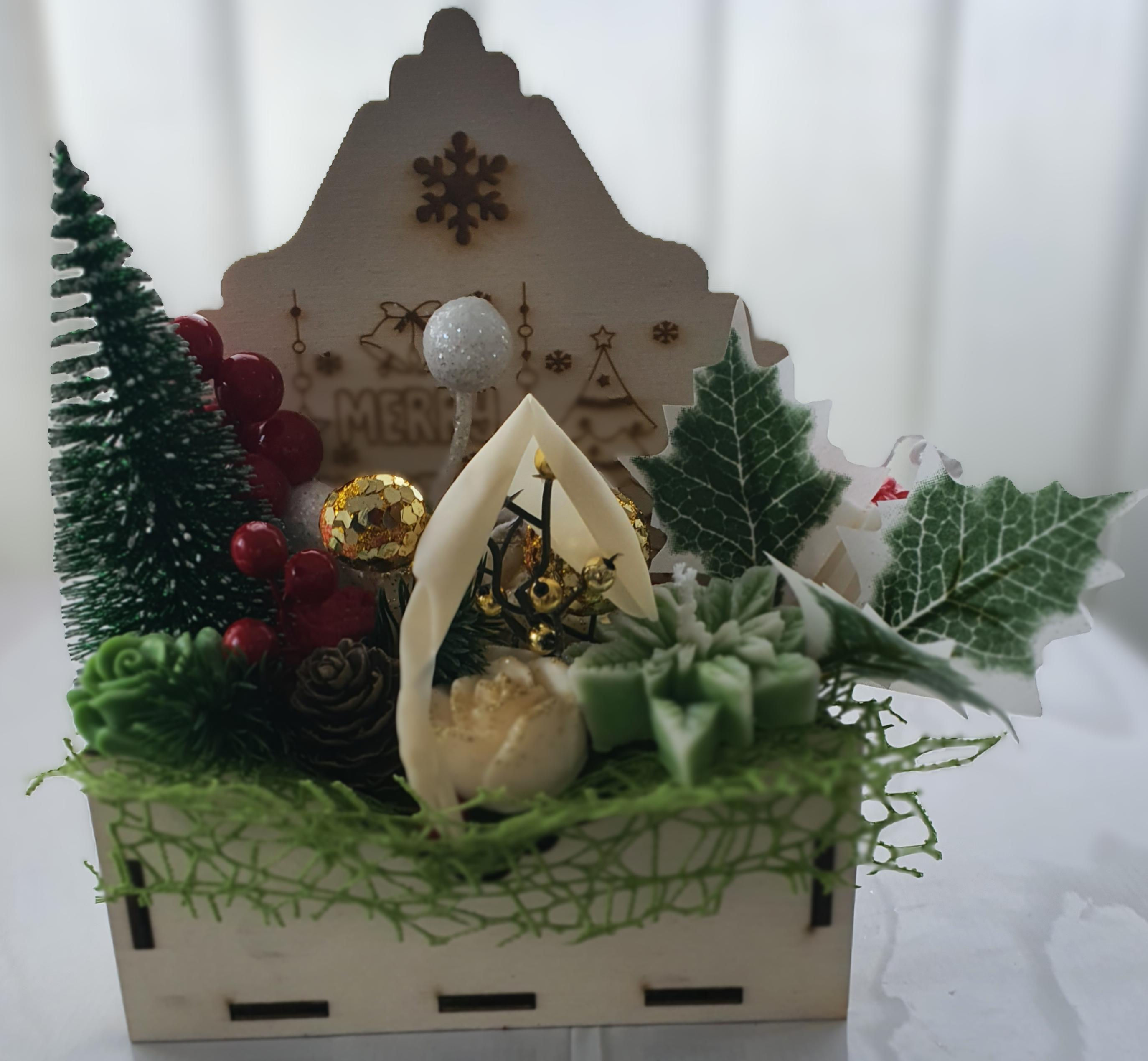 Decorațiune de Crăciun din Lemn