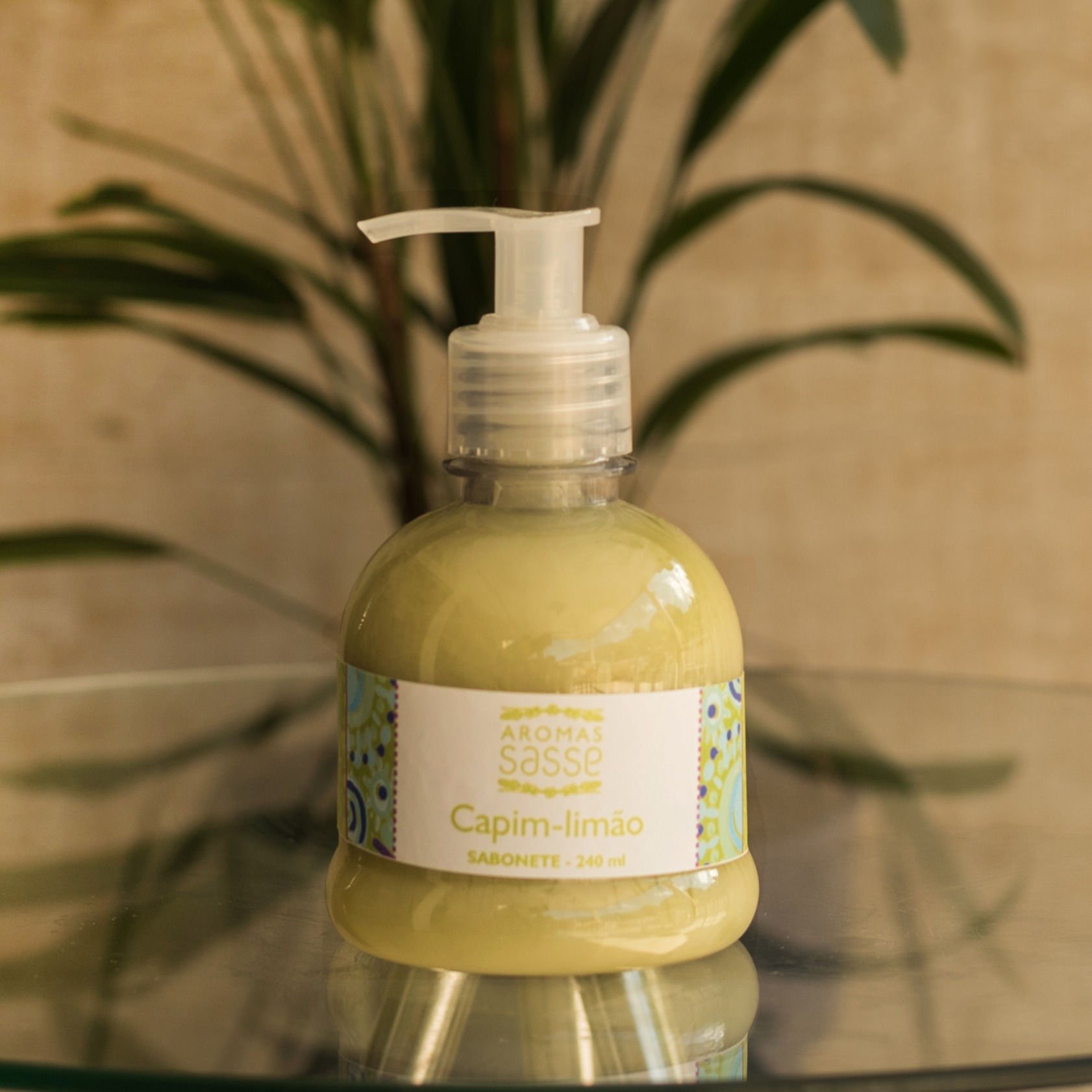 Sabonete Líquido Capim-Limão - Plástico 240ml