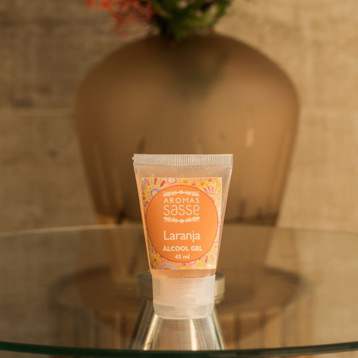 Álcool Gel Laranja - 45ml