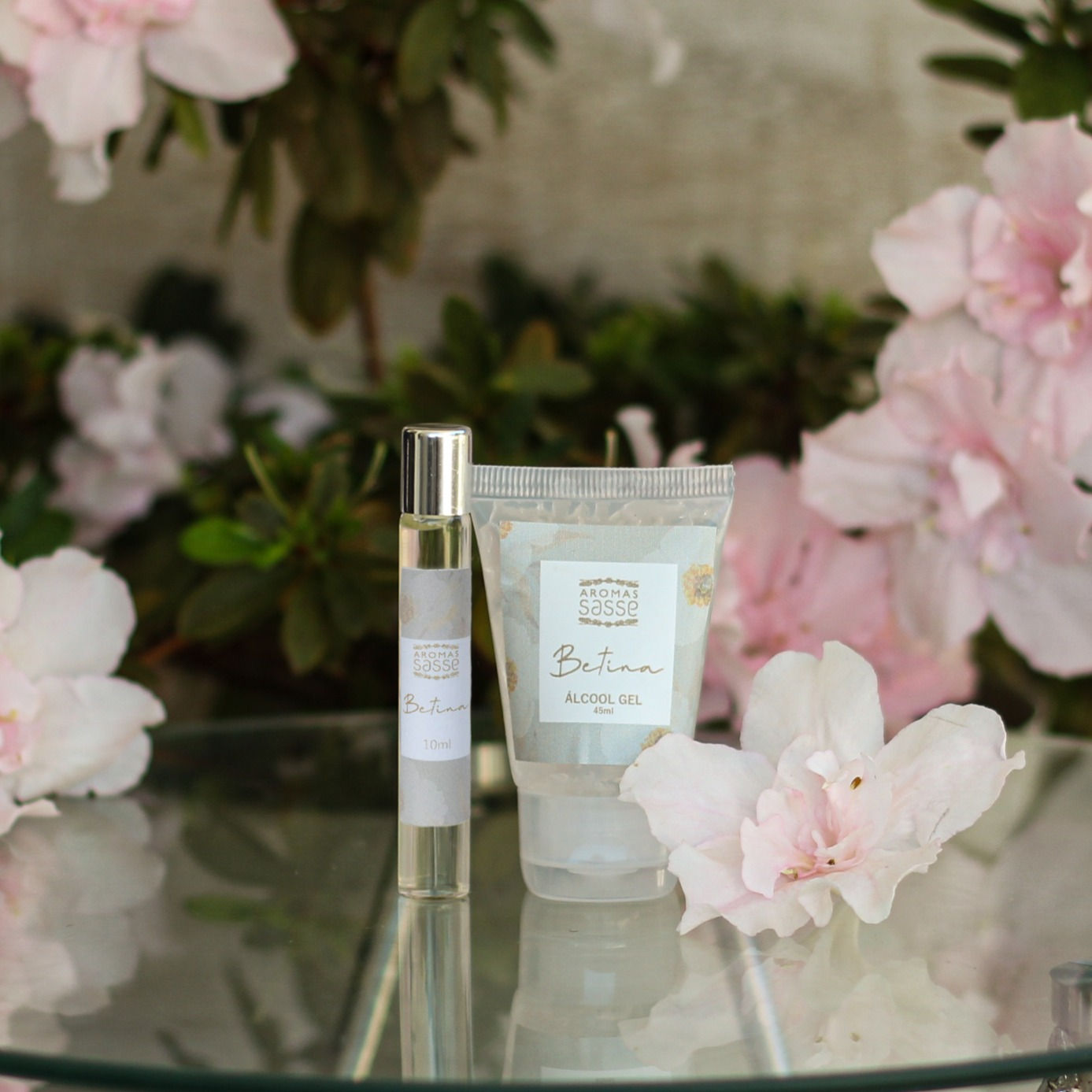 Kit Perfume 10ml + Álcool Gel 45ml - Betina