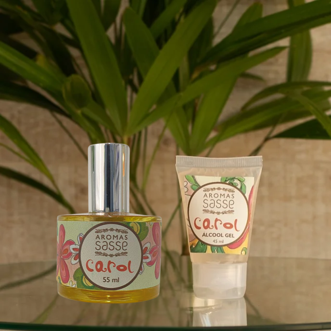Kit Perfume Corporal 55ml + Álcool 45 ml Carol