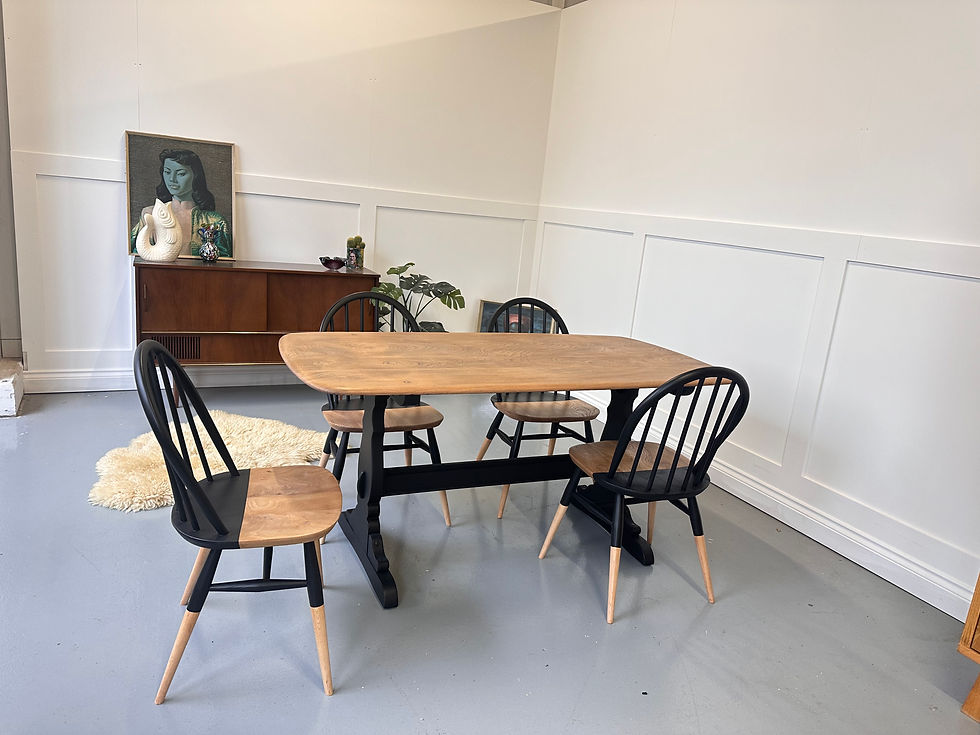 Thumbnail: Ercol Table and Chairs
