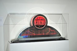 drum clock 39 x 7 x 19 inches