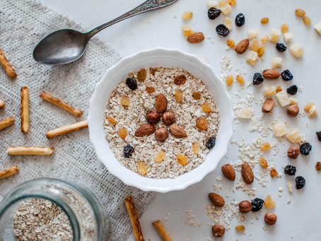 Oatmeal with Fruits and Nuts by Forks Over Knives