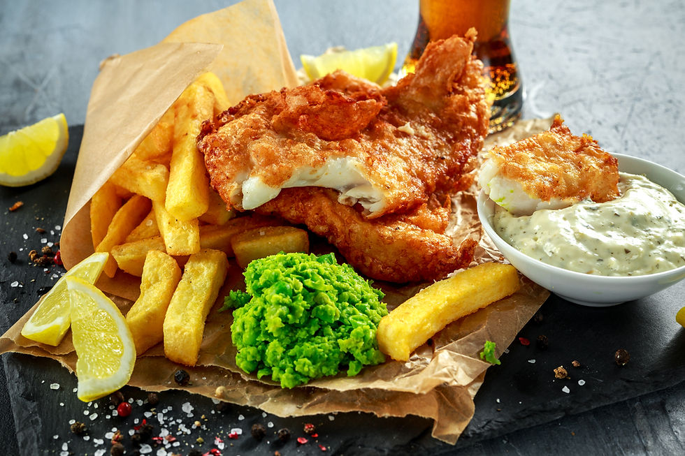fresh cod and chips