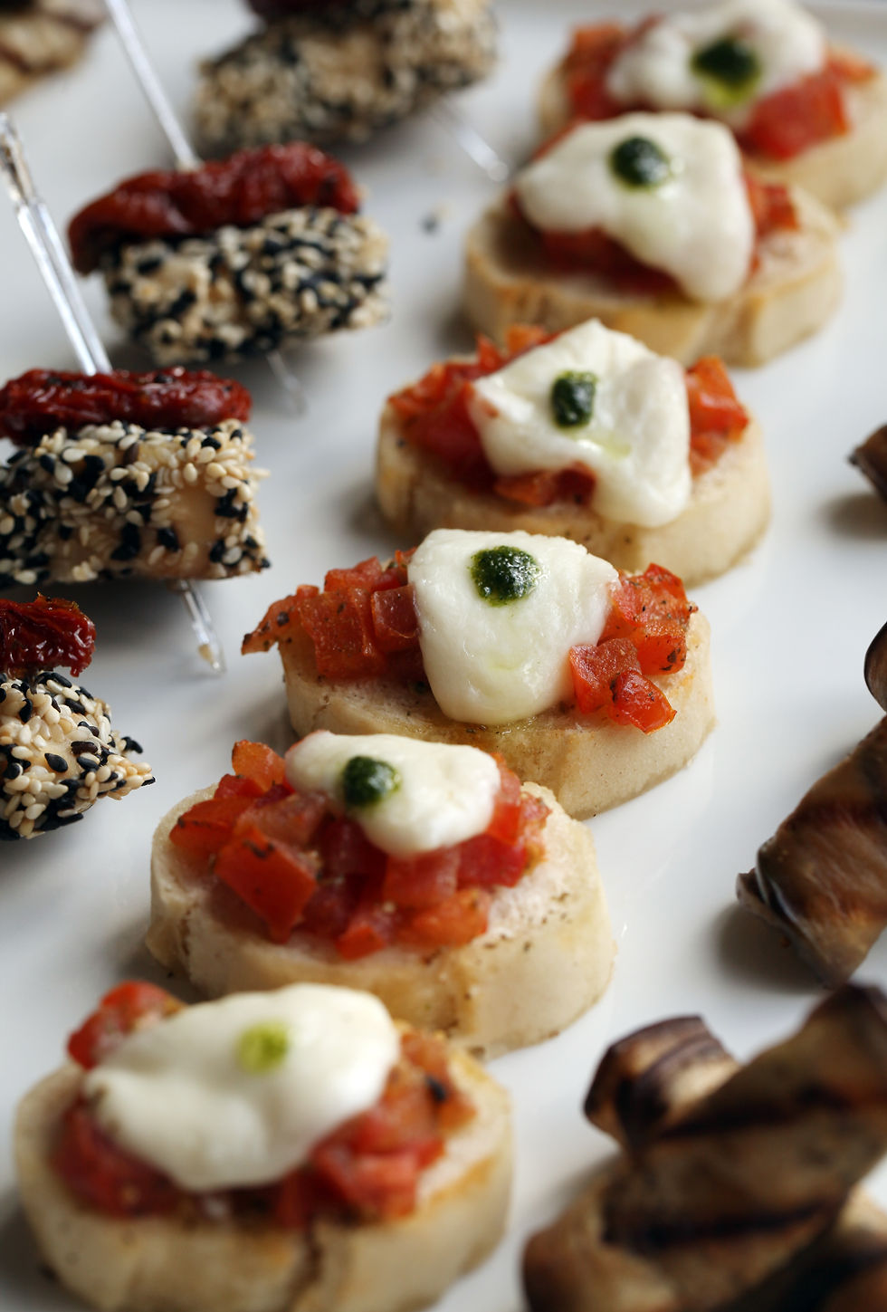small gourmet snacks plate