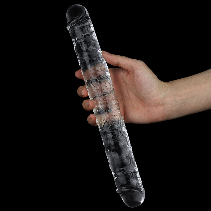 Thumbnail: Flawless Clear Double Dildo 12''