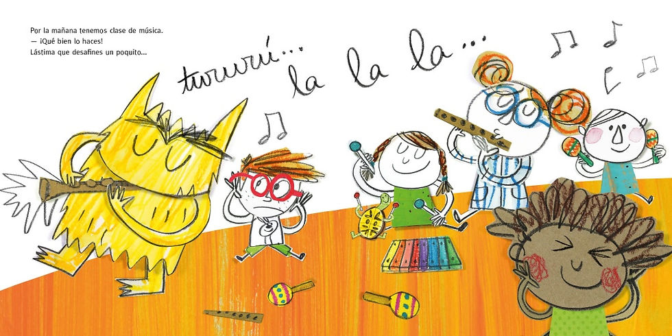 Miniatura: El monstruo de colores va al cole