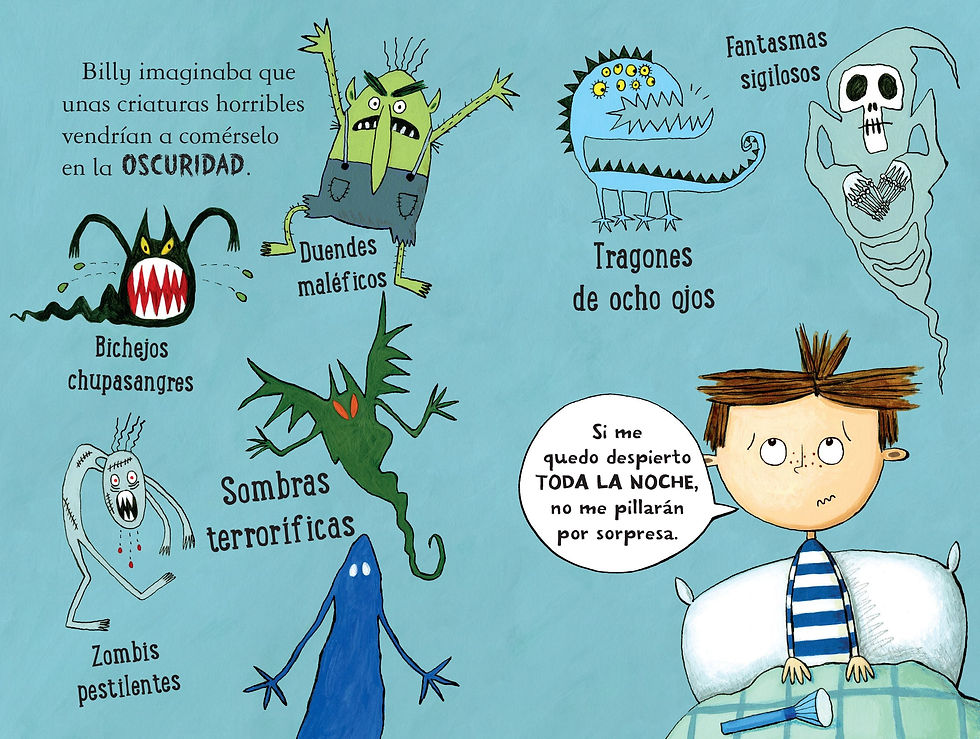 Miniatura: Billy y los mini monstruos 1. Los monstruos de la oscuridad