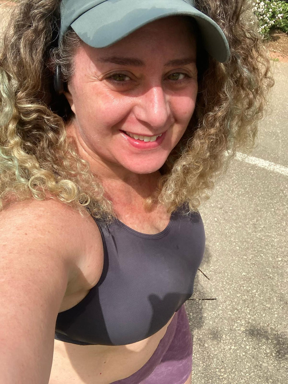 אחרי אימון ריצה ותרגילי כח